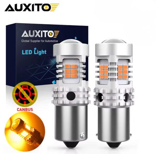 Auxito BA15S PY21W oranžid LED pirnid