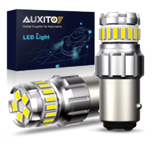 Auxito BA15S/P21W valged LED pirnid