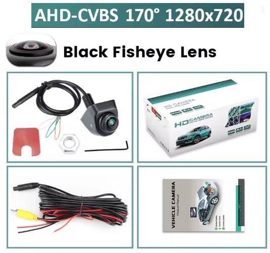 Universaalne tagurduskaamera AHD/CVBS 1080x720P 360° - Image 5