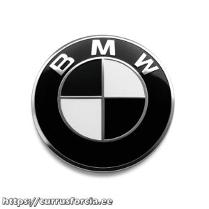 BMW must-valge kleeps 65mm