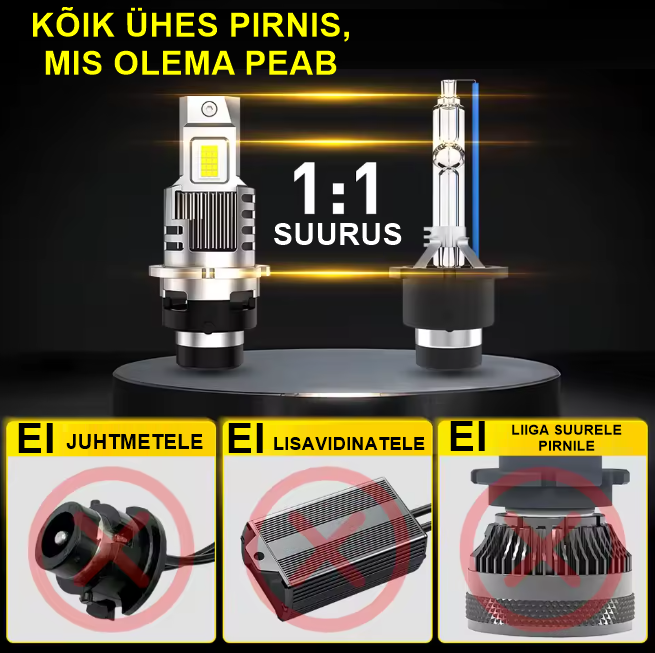 AUXITO PREMIUM D2S LED pirnid - Image 5