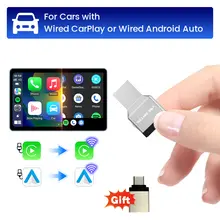 HEYINCAR+ MiNi 3.0 CarPlay & Android Auto juhtmevaba adapter USB/TYPE-C - Image 2
