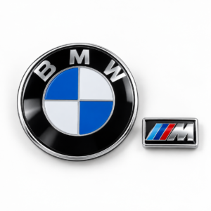BMW M-pakett rooli embleemikomplekt – BMW embleem + M-embleem