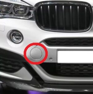 BMW X6 F16 M-Sport esistange pukseerimiskonksu kate 2015–2018